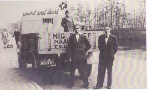 Een van de eerste vrachtwagens van Nic Sosef Weert wat deert