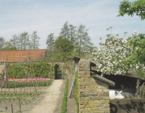 De historische tuin van het Westlands Museum